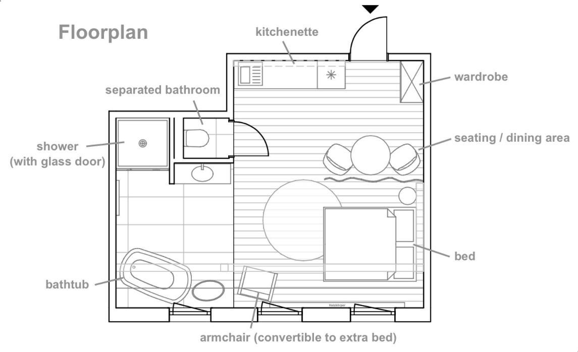 Zentrale 1-Zimmer-Ferienwohnung Mit Digitalem Check In Hof  Esterno foto